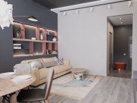 北歐風格家居裝修裝飾室內(nèi)設計效果-A1009-03